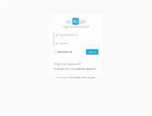 Tablet Screenshot of my.krypt.com